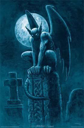 Gargoyle bei nacht Pictures, Images and Photos