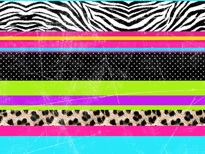 colorful animal print wallpaper. Colorful Zebra Stripes