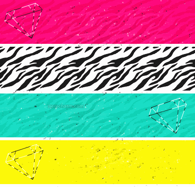 colorful animal print backgrounds. Colorful Zebra Stripes