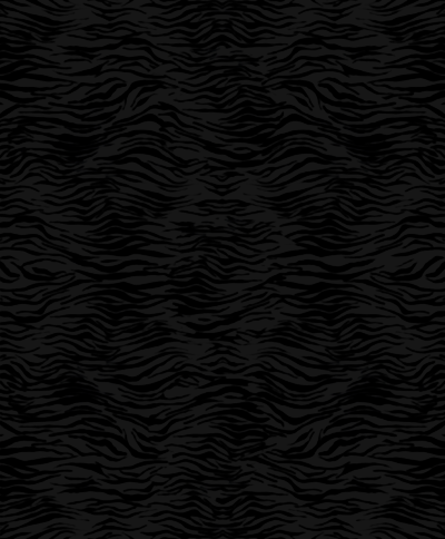 black and white zebra print background. Dark Black Zebra