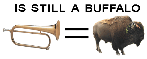 Bugle is still a buffalo