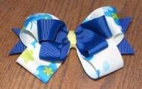 Blue Butterfly Bow