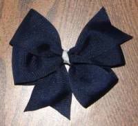 Blue Pinwheel Bow