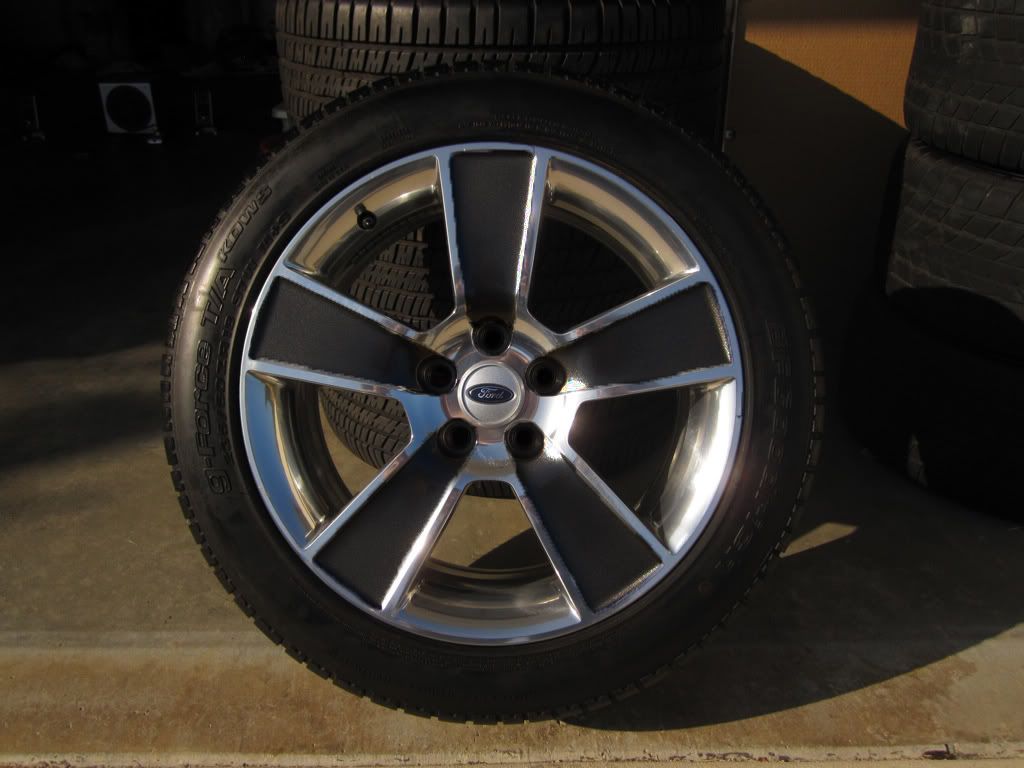 New painted "fanblades". Tires and Wheels