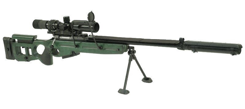 black ops l96a1 sniper. I supose it is a L96A1.