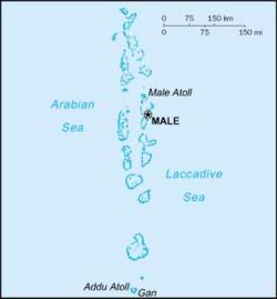 Map Malediven