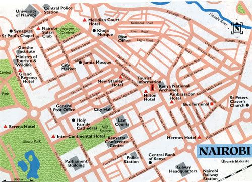 Map Nairobi