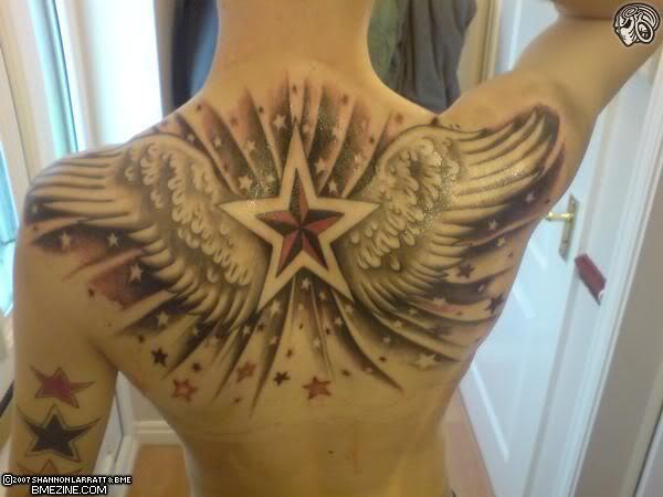awesome upper back tattoo Pictures Images and Photos