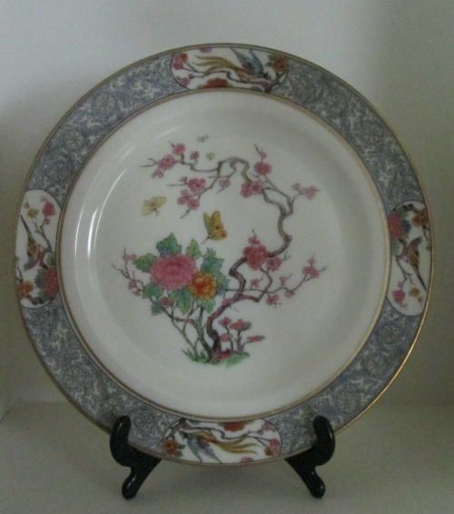 VINTAGE-LENOX-MING-BIRDS-SALAD-PLATE