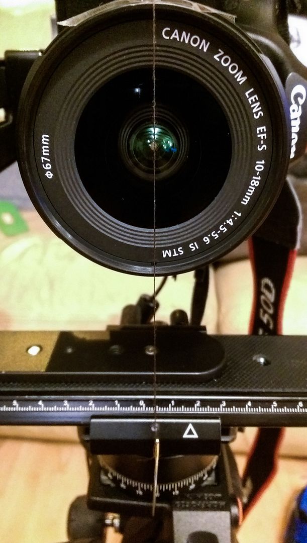 Centering the lens