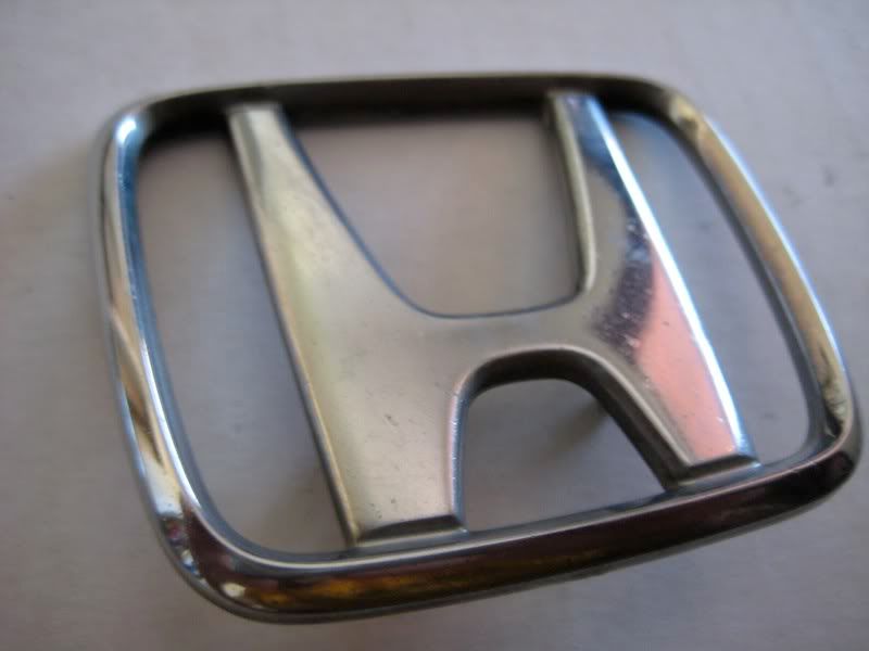Honda prelude emblem white #5