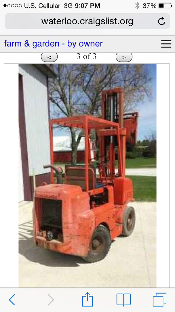 Can Anyone Id This Forklift Allischalmers Forum