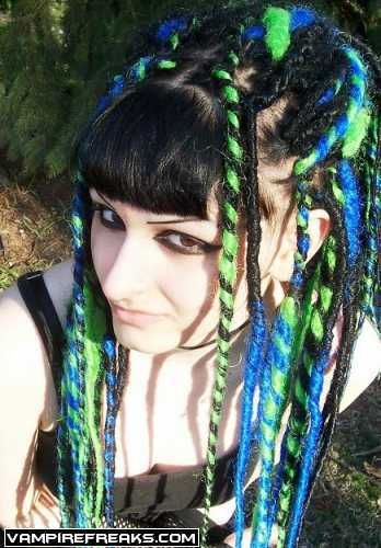 cyber goth hairstyles