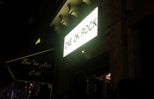 One Ok Rock concert Bataclan Paris