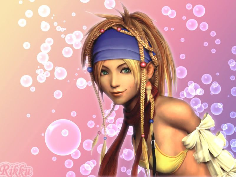 rikku wallpaper. This is my desktop background~