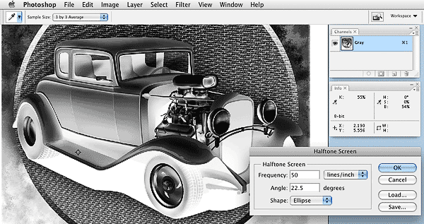 Setting the Halftone Screen Frequency, size and shape
