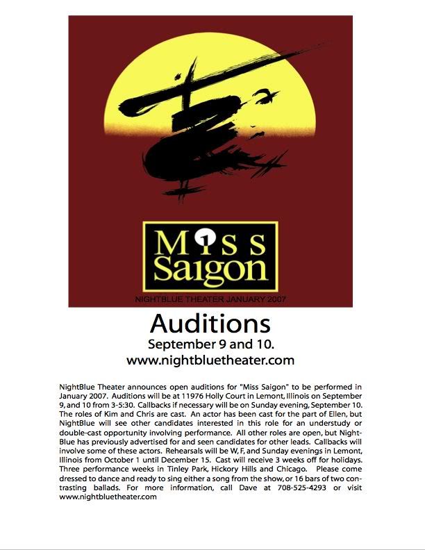 Miss  Saigon Auditions