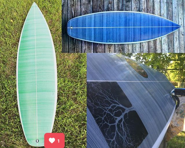 photo Greenlight surfboards glassed with Aerialite X fiberglass_zps5p4xicd2.jpg