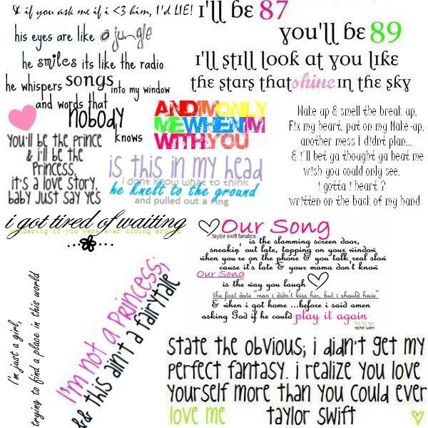 Taylor Swift Lyrics Graphics .