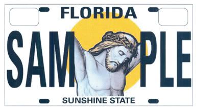 Jesus License Plate
