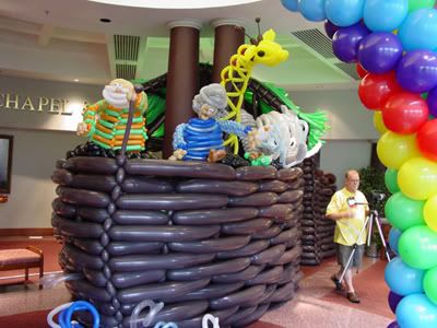 Noah's Ark Balloon Display