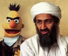 Unibrow Bert and Osama bin Laden
