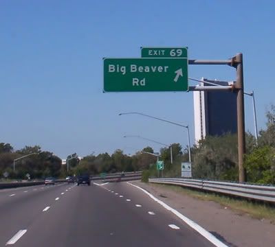 Exit 69 - Big Beaver Road