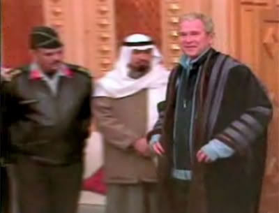 Bush gets Special Guest Robe