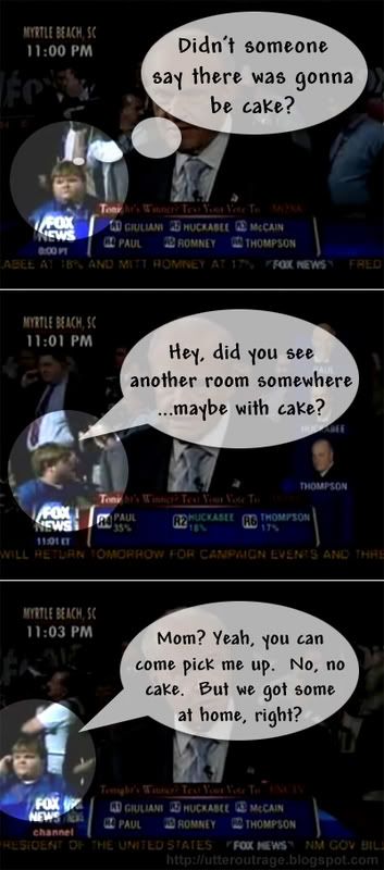 Fox Debate Thompson Cake Kid