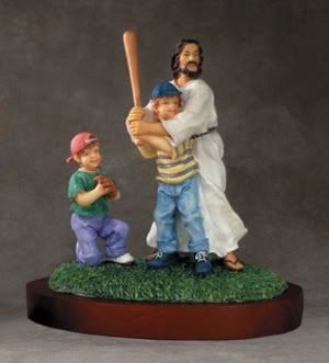 Jesus Playing Baseball