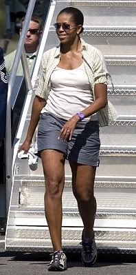 Michelle Obama in Shorts