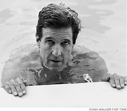 John Kerry Swimming