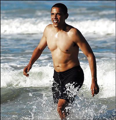 Obama at the Beach