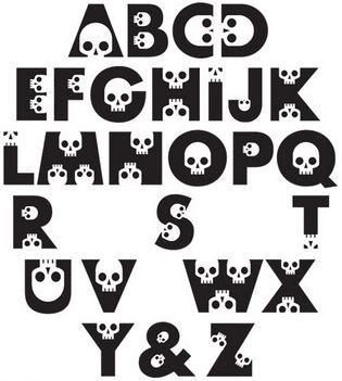 Alphabet Skull