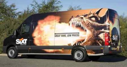 Crazy Dragon Fire Van