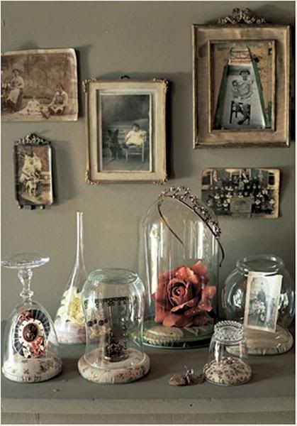 Glass Bell Jar Decorating Ideas : What to do with glass cloche bell jars