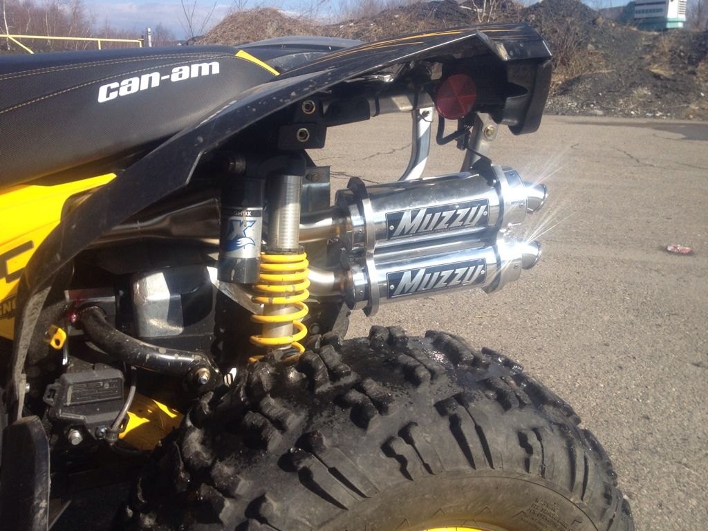 MUZZY's has an Exhaust out for Renegade 1000! CanAm ATV Forum