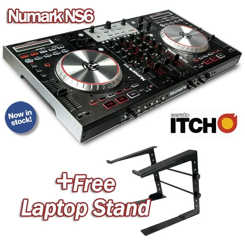 Details about Numark NS6 Serato ITCH Controller + Free Laptop Stand