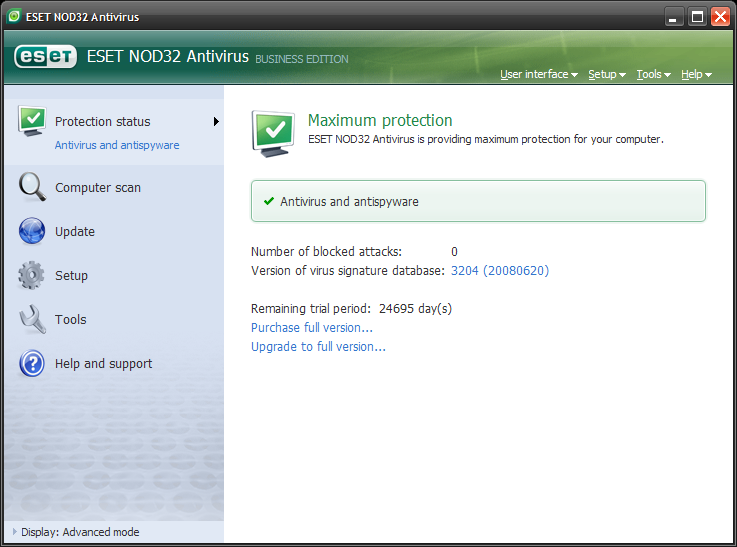 ESET NOD32 Antivirus 3 0 667 with crack preview 0