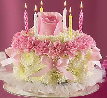 birthday flower cake - ~!~ Happy Birthday Sheem 2010 ~!~