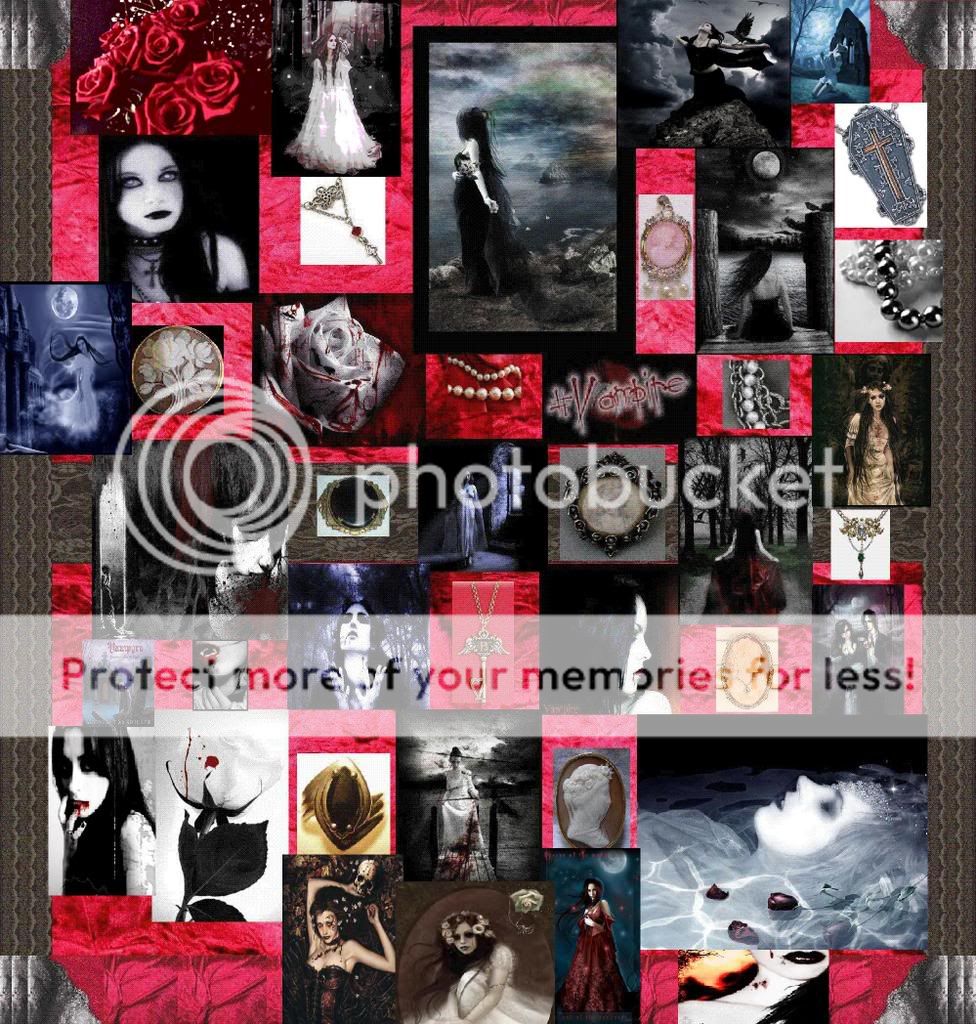 Goth Vampire Bride Myspace Layout Pictures, Images and Photos